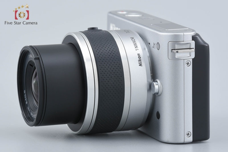 Nikon 1 J1 Silver 10.1 MP Digital Camera 10-30 Lens