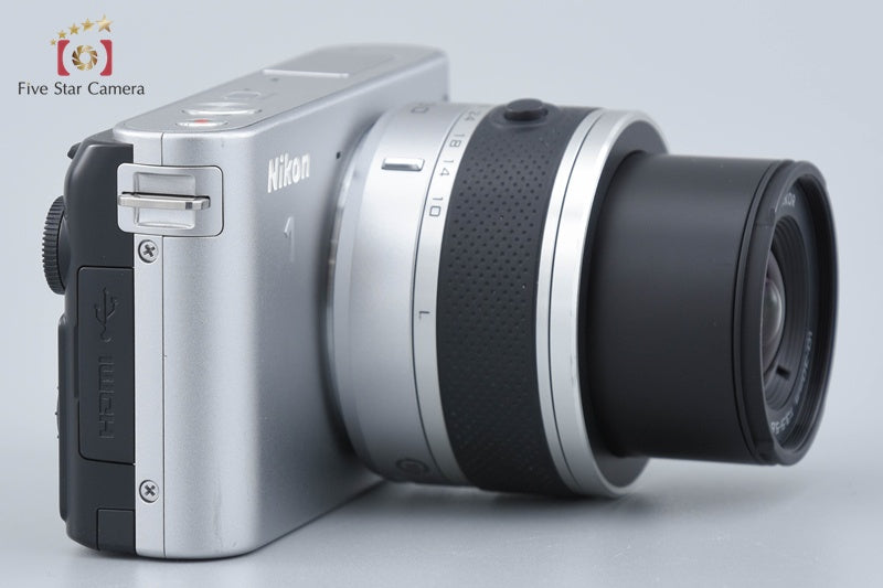 Nikon 1 J1 Silver 10.1 MP Digital Camera 10-30 Lens