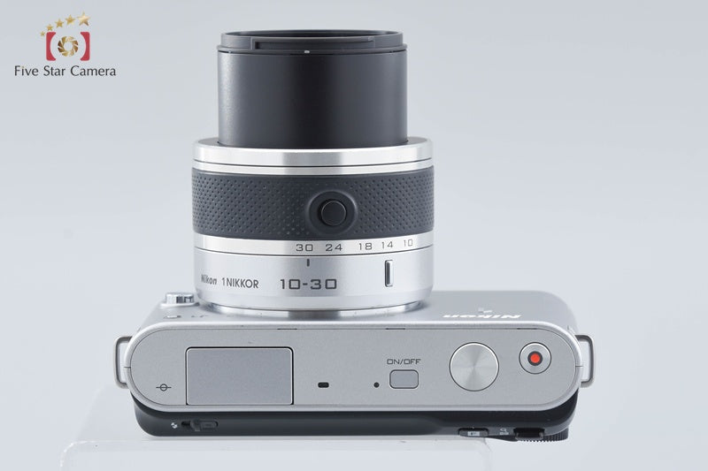 Nikon 1 J1 Silver 10.1 MP Digital Camera 10-30 Lens