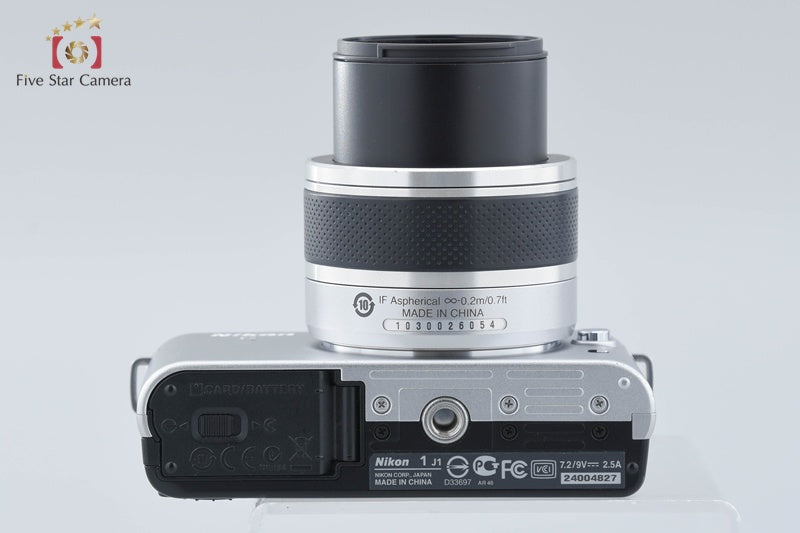 Nikon 1 J1 Silver 10.1 MP Digital Camera 10-30 Lens