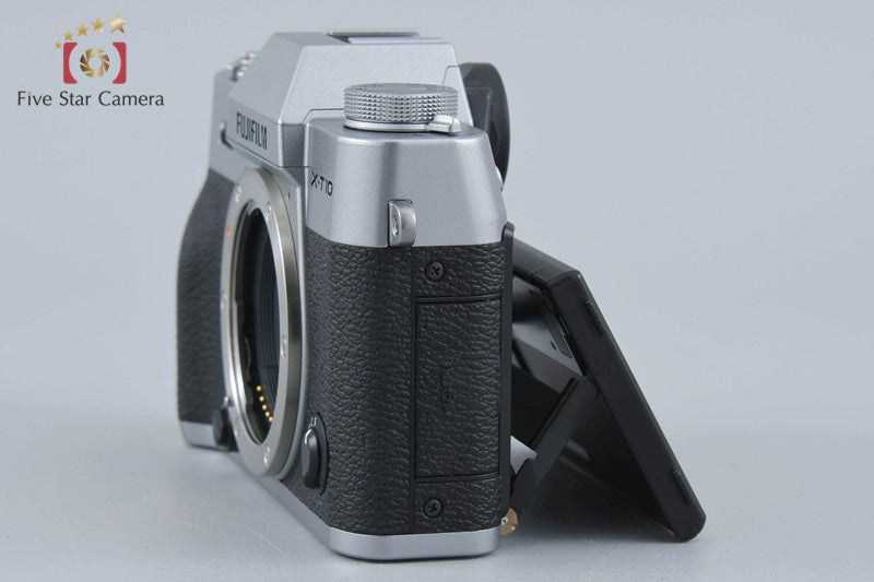 Fujifilm X-T10 Silver 16.3 MP Digital Mirrorless Camera Body