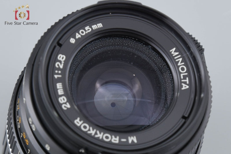 Minolta M-ROKKOR 28mm f/2.8 Leica M Mount Lens