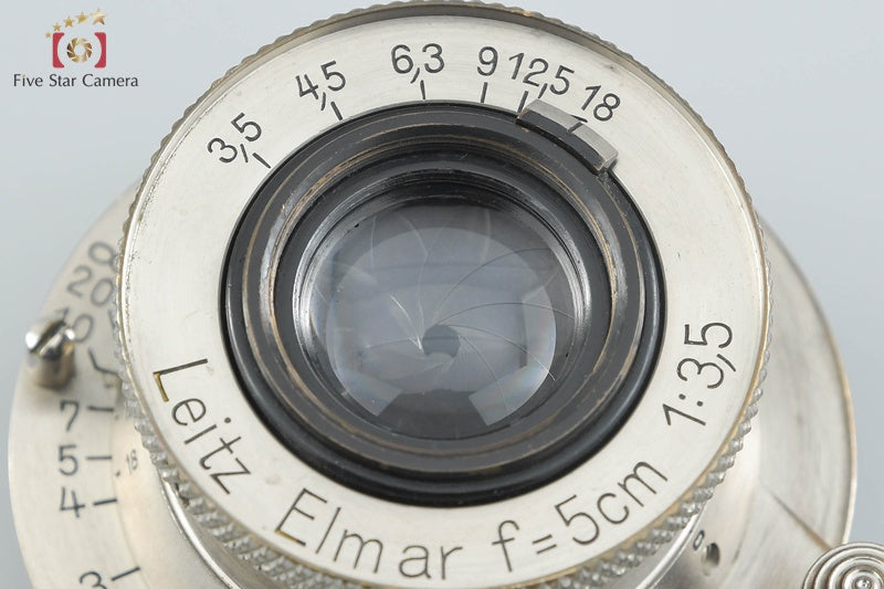 Leica Elmar 50mm f/3.5 Collapsible L39 LTM Leica Thread Mount Lens