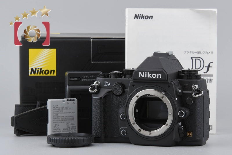 "Count 4,136" Nikon Df Black 16.2 MP Full Frame Digital SLR Camera Body w/ Box