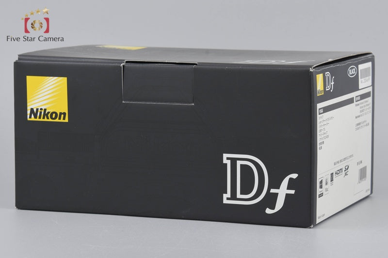 "Count 4,136" Nikon Df Black 16.2 MP Full Frame Digital SLR Camera Body w/ Box