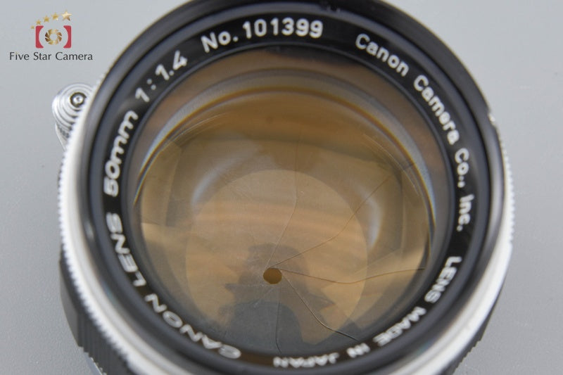 Canon 50mm f/1.4 L39 Leica Thread Mount Lens