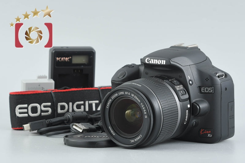 "Count 4,194" Canon EOS Kiss X3 / Rebel T1i / 500D 15.1 MP DSLR EF-S 18-55 Lens