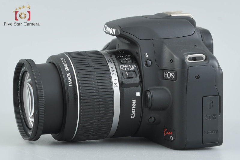 "Count 4,194" Canon EOS Kiss X3 / Rebel T1i / 500D 15.1 MP DSLR EF-S 18-55 Lens