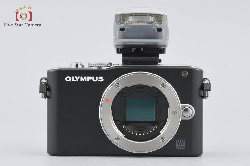 "Shutter count 60" Olympus PEN Lite E-PL3 Black 12.3 MP 14-42 Lens