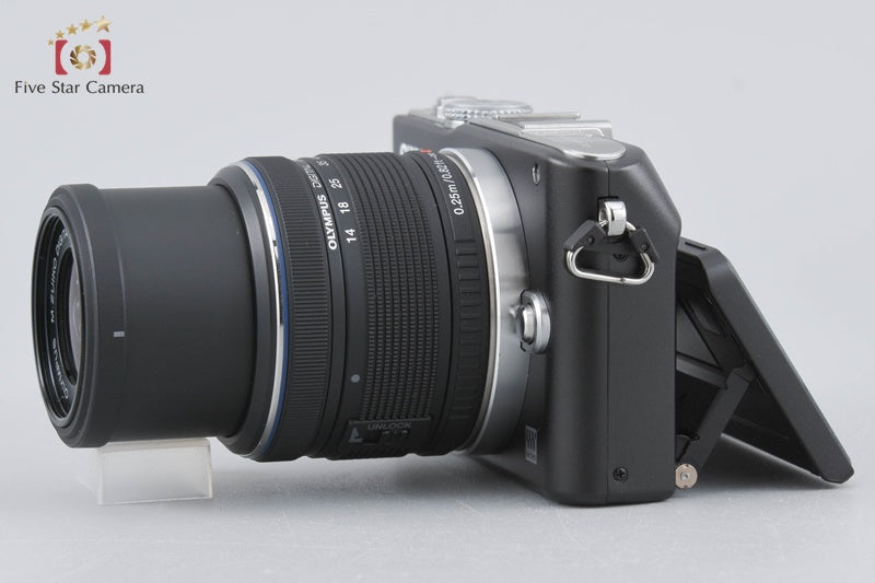 "Shutter count 60" Olympus PEN Lite E-PL3 Black 12.3 MP 14-42 Lens