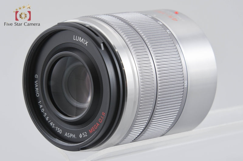 Panasonic LUMIX G VARIO 45-150mm f/4-5.6 ASPH. MEGA O.I.S. H-FS45150 Silver