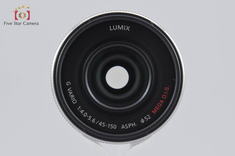 Panasonic LUMIX G VARIO 45-150mm f/4-5.6 ASPH. MEGA O.I.S. H-FS45150 Silver