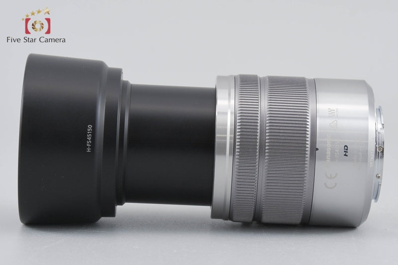 Panasonic LUMIX G VARIO 45-150mm f/4-5.6 ASPH. MEGA O.I.S. H-FS45150 Silver