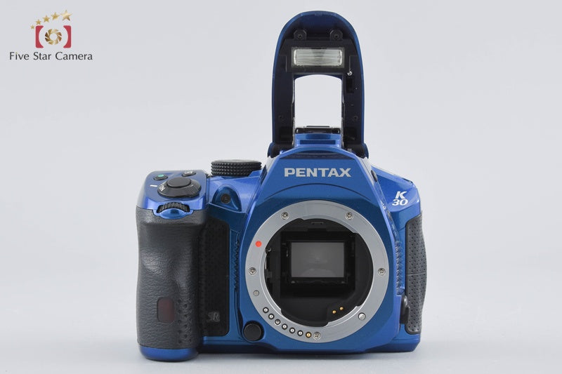 PENTAX K-30 Crystal Blue 16.3 MP DSLR Camera 18-135 Lens w/ Box