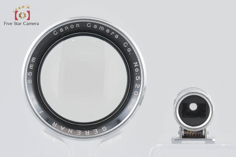 Canon Serenar 85mm f/2 L39 LTM Leica Thread Mount + 85mm Viewfinder