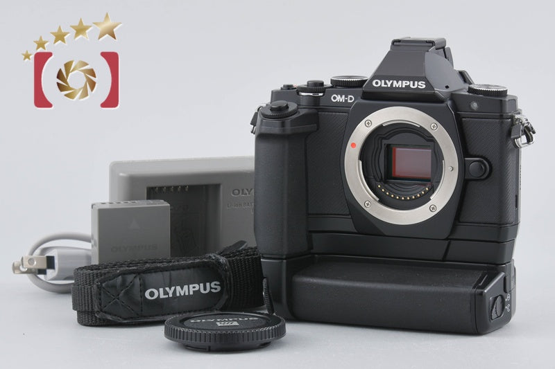"Shutter count 5,697" Olympus OM-D E-M5 Black 16.0 MP Digital Mirrorless Camera