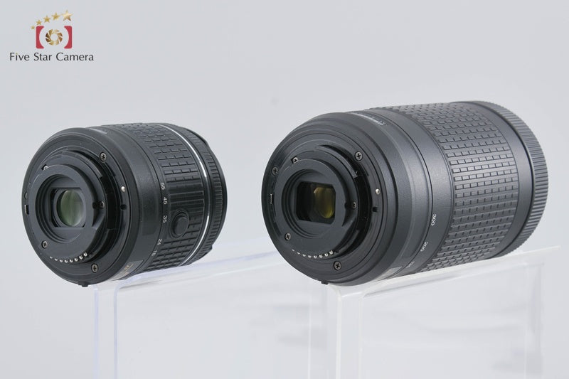 "Count 2,746" Nikon D5600 24.2 MP SLR Digital Camera 18-55 70-300 VR Lenses