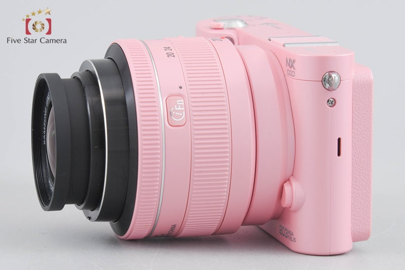 SAMSUNG NX1000 Pink 20.3 MP Digital Camera 20-50 Lens International Model w/ Box