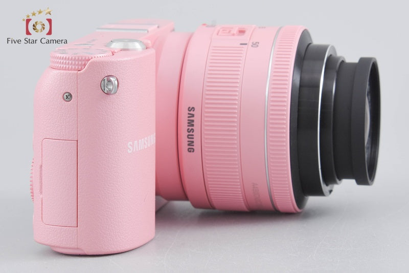SAMSUNG NX1000 Pink 20.3 MP Digital Camera 20-50 Lens International Model w/ Box