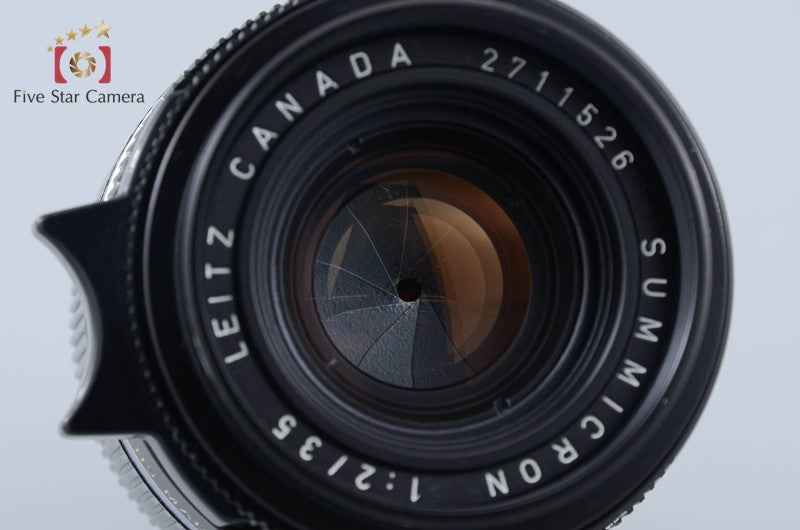 Leica SUMMICRON 35mm f/2 3rd Canada Leica M Mount