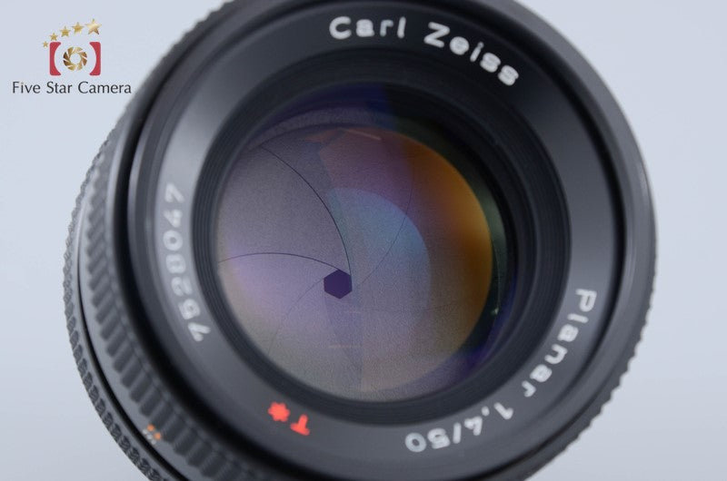 CONTAX Carl Zeiss Planar 50mm f/1.4 T* MMJ 2026.01 Overhauled!!