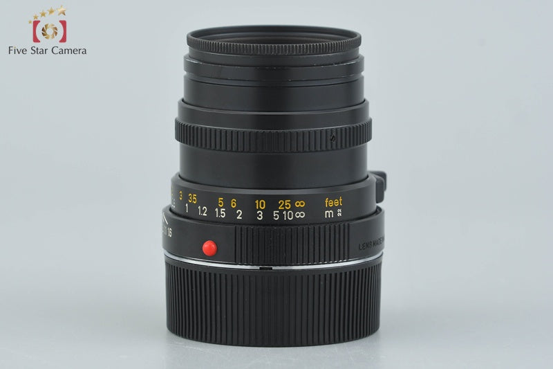 Leica SUMMICRON-M 50mm f/2 3rd Black E39
