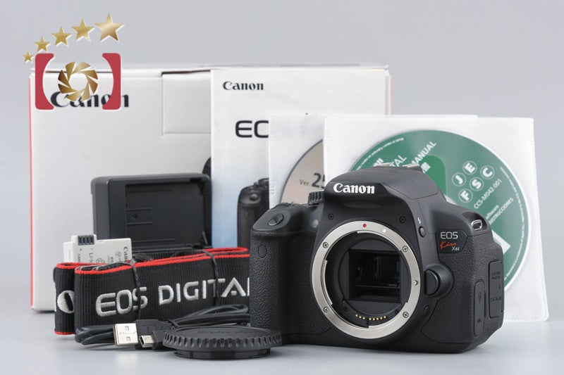 "Count 5,360" Canon EOS Kiss X6i / Rebel T4i / 650D 18.0 MP DSLR Camera w/ Box