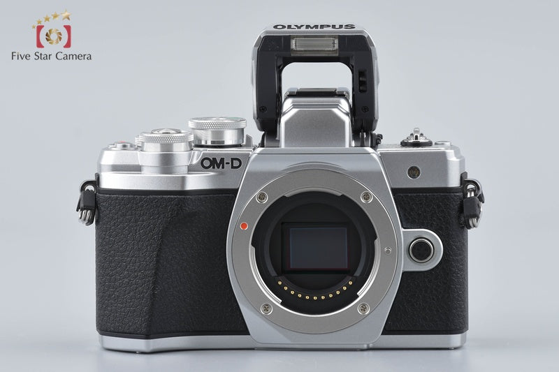 "Count 1,368" Olympus OM-D E-M10 Mark III Silver 16.1MP 14-42 40-150 Lens w/ Box