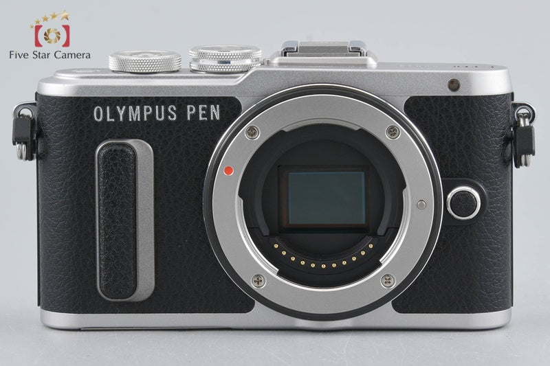 "Shutter count 887" Olympus PEN E-PL8 Silver 16.1 MP 14-42 40-150 Lenses w/ Box