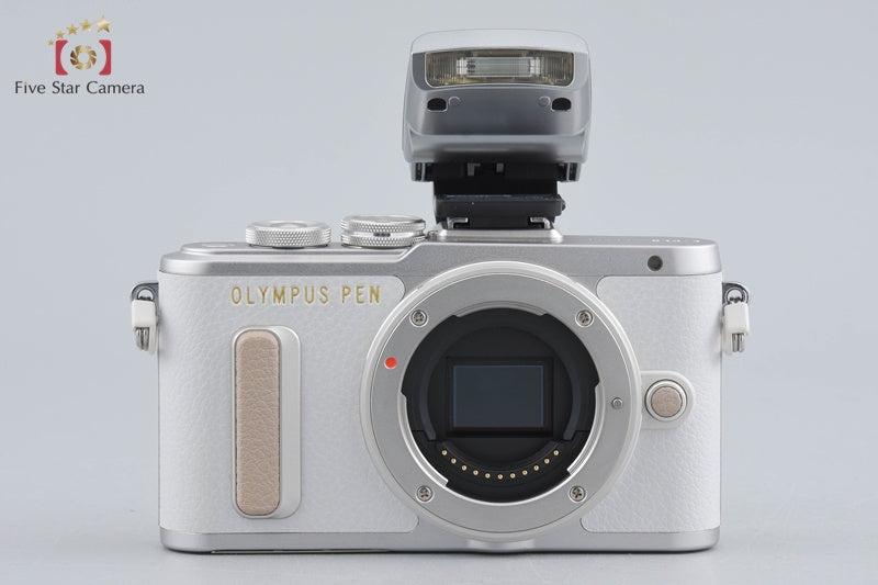 "Shutter count 101" Olympus PEN E-PL8 White 16.1 MP Digital Camera 14-42 Lens