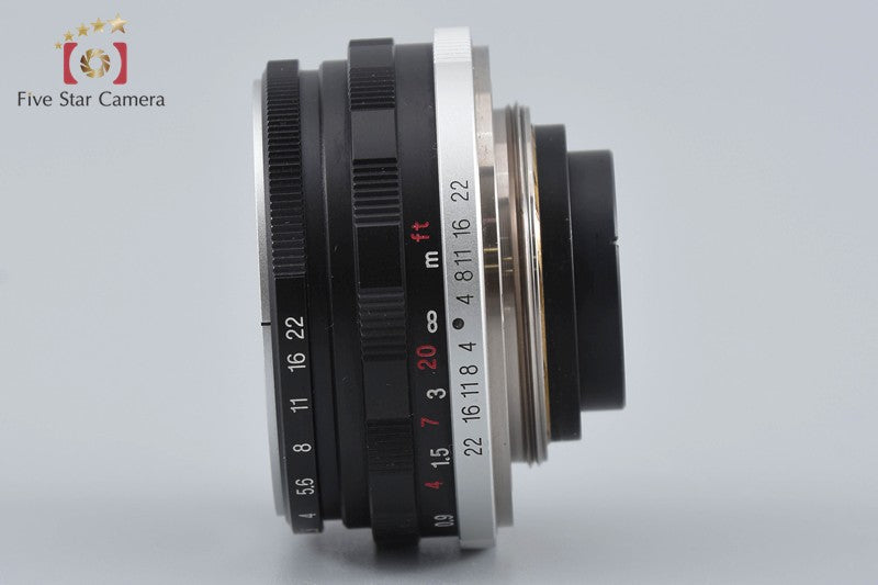 Voigtlander COLOR-SKOPAR 35mm f/2.5 MC Black L39 LTM Leica Thread Mount