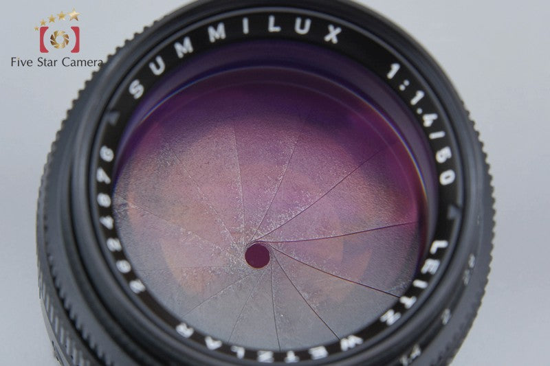 Leica SUMMILUX 50mm f/1.4 2nd Leica M Mount