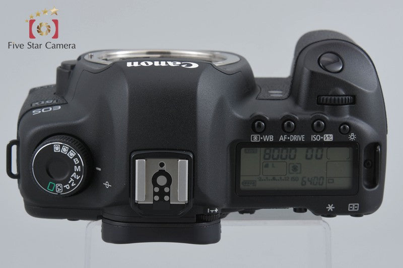 "Shutter count 5,595" Canon EOS 5D Mark II 21.1 MP Full Frame DSLR Camera Body