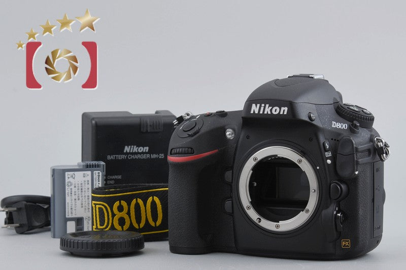"Count 3,826" Nikon D800 36.3 MP Full Frame Digital SLR Camera Body