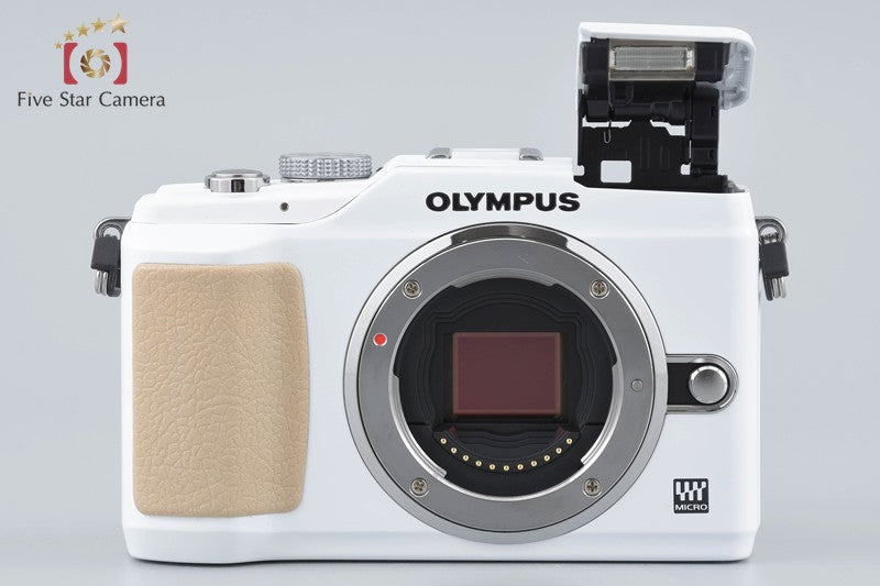 "Shutter count 254" Olympus PEN Lite E-PL2 White 12.3 MP 14-42 40-150 Lenses