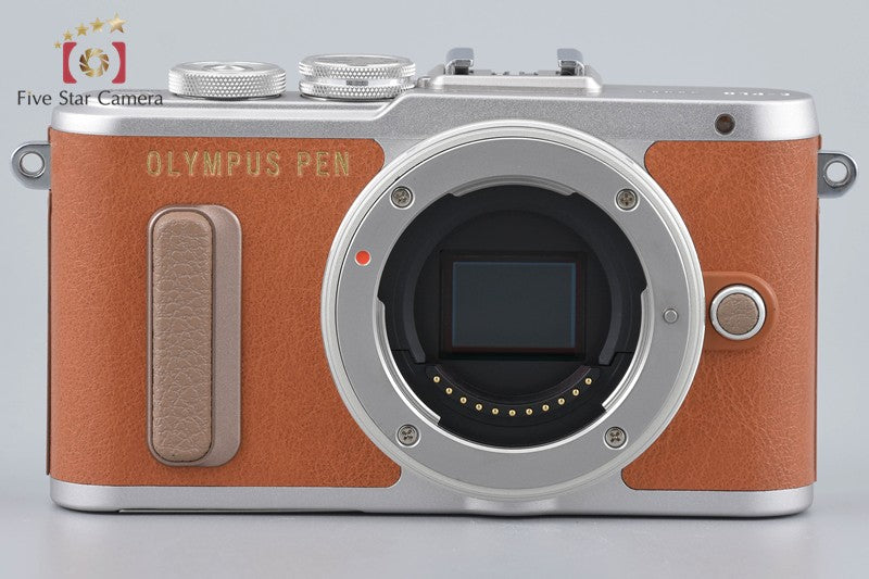 "Shutter count 2,158" Olympus PEN E-PL8 Brown 16.1 MP 14-42 40-150 Lenses