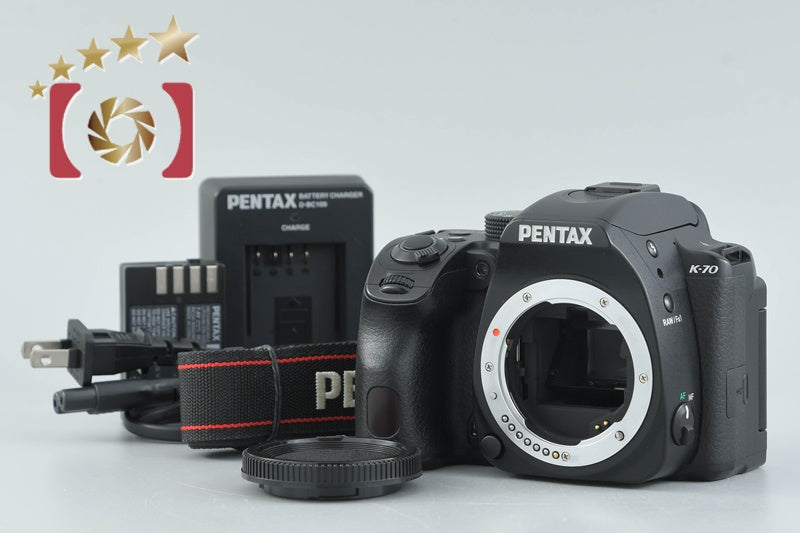 PENTAX K-70 Black 24.0 MP DSLR Camera Body