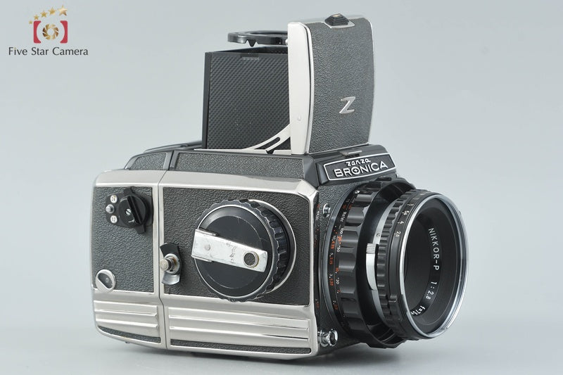 Zenza Bronica S2 Silver Early Model + Nikon NIKKOR-P 75mm f/2.8 w/ Box