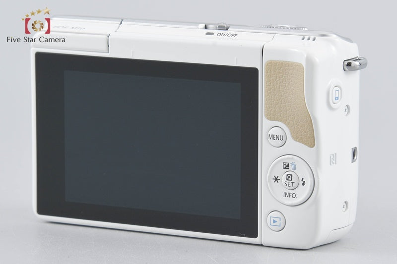 Canon EOS M10 White 18.0 MP Digital Mirrorless Camera Body