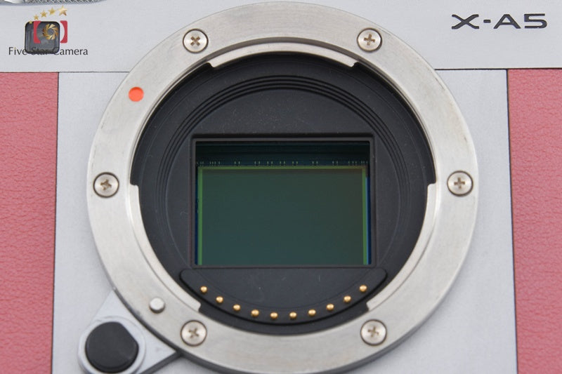 Fujifilm X-A5 Pink 24.2 MP Digital Mirrorless Camera 15-45 Lens w/ Box