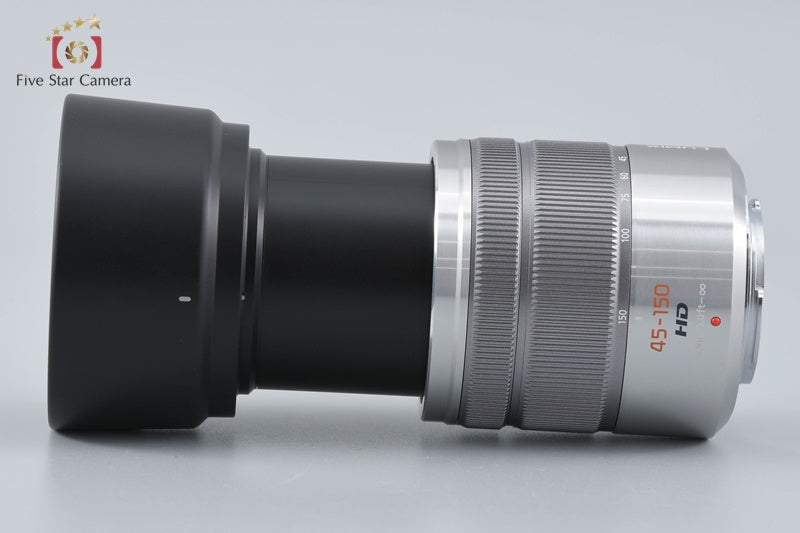 Panasonic LUMIX G VARIO 45-150mm f/4-5.6 ASPH. MEGA O.I.S. H-FS45150 Silver