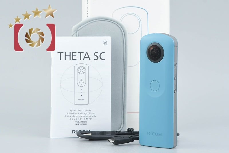 RICOH THETA SC Blue 12.0 MP Degree Action Camera w/ Box