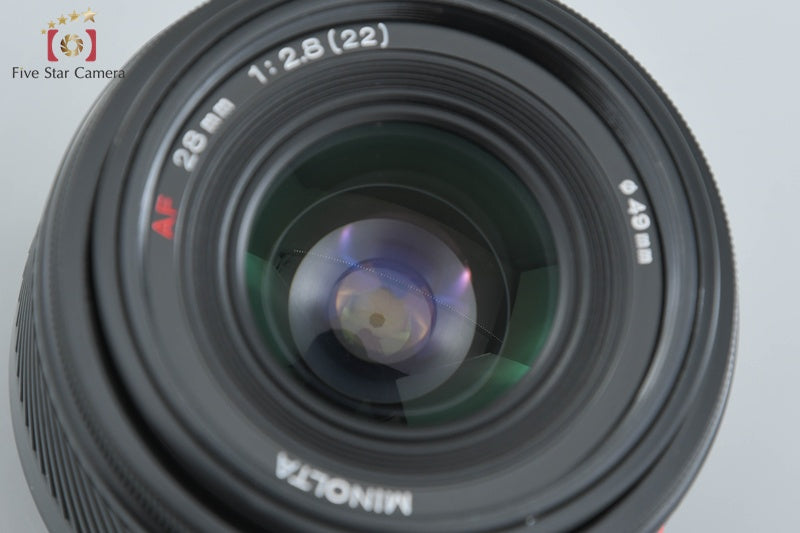 Minolta AF 28mm f/2.8 Early Model Sony / Minolta A Mount Lens