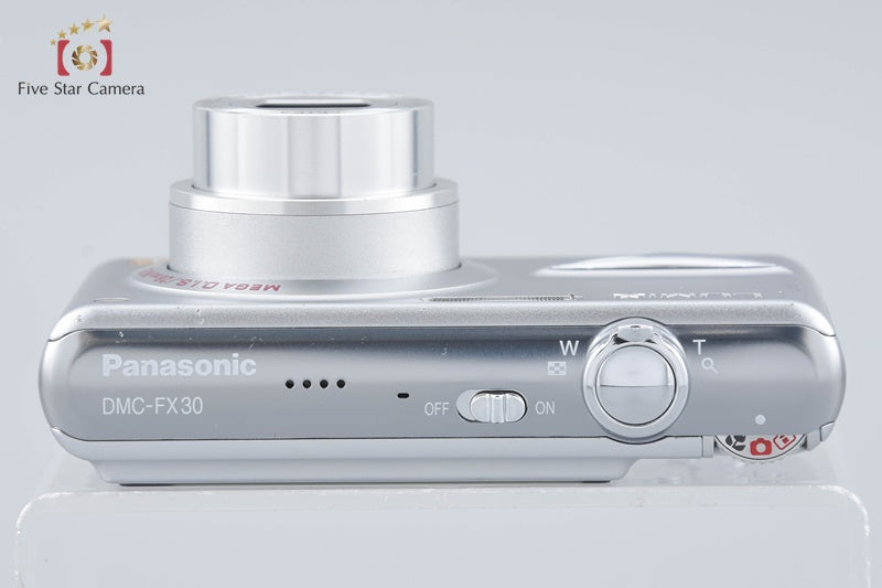 Panasonic LUMIX DMC-FX30 Precious Silver 7.2 MP Digital Camera w/ Box