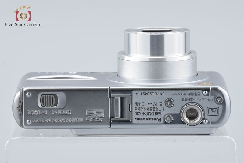 Panasonic LUMIX DMC-FX30 Precious Silver 7.2 MP Digital Camera w/ Box