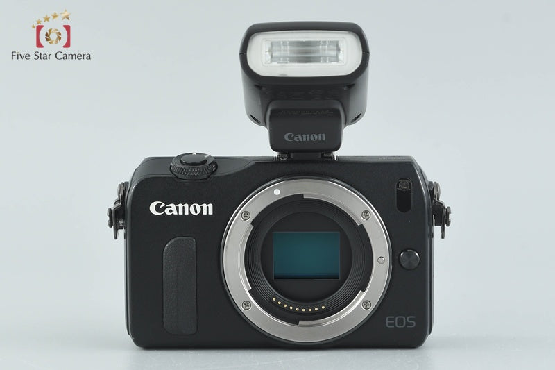 Canon EOS M Black 18.0 MP Mirrorless Camera 18-55 IS STM Lens