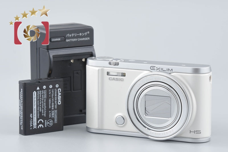 Casio HIGH SPEED EXILIM EX-ZR3200 White 12.1 MP Digital Camera