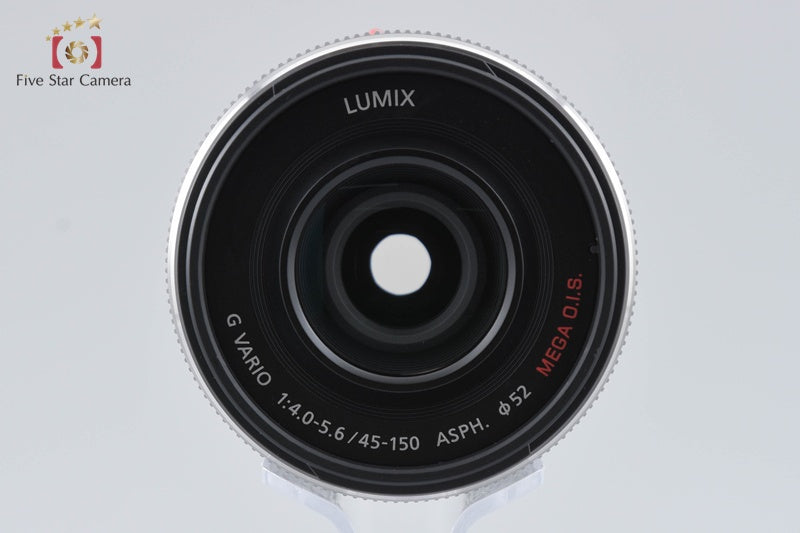 Panasonic LUMIX G VARIO 45-150mm f/4-5.6 ASPH. MEGA O.I.S. H-FS45150 Silver