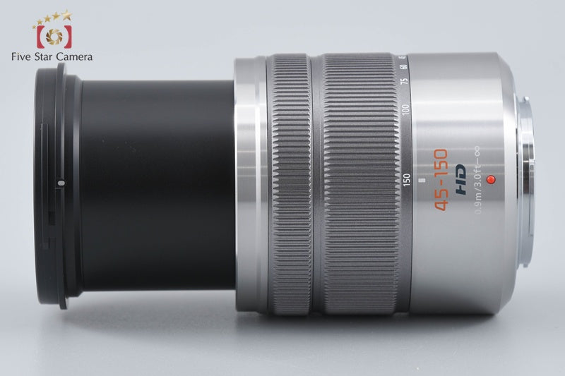 Panasonic LUMIX G VARIO 45-150mm f/4-5.6 ASPH. MEGA O.I.S. H-FS45150 Silver