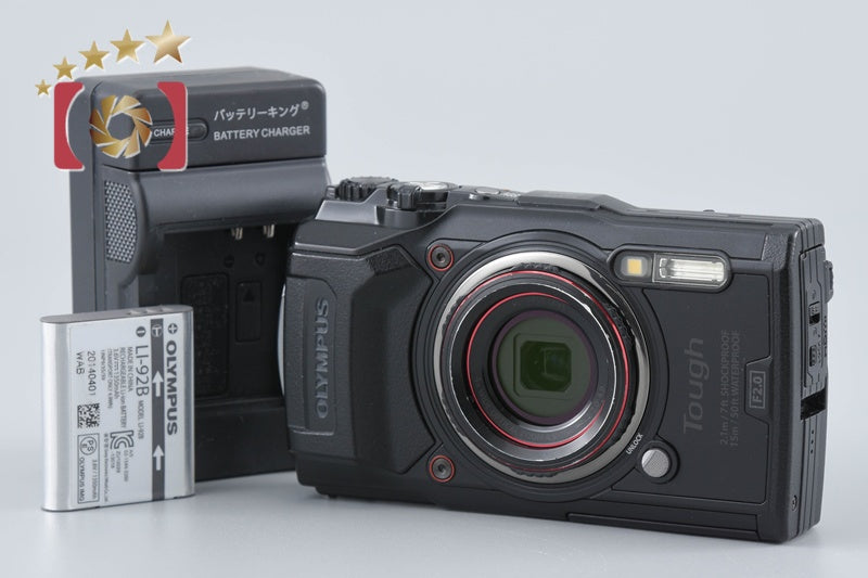 Olympus Tough TG-6 Black 12.0 MP 15m Waterproof Digital Camera